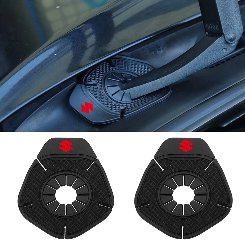 Car Windshield Wiper Arm Hole Protection Cover Silicone Dust Cover for Suzuki Grand Swift Jimny Vitara Baleno SX4 Accessories