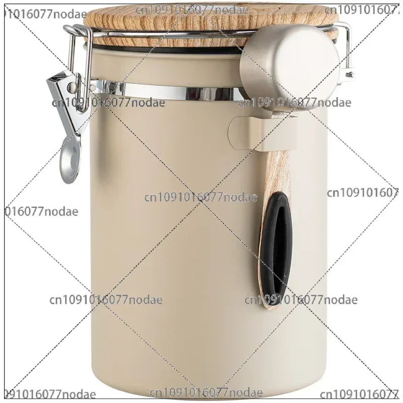 Coffee Container Storage Canister Set Stainless Steel Airtight Coffee Jar Canister with Scoop for Coffee Beans Tea Storage Tank