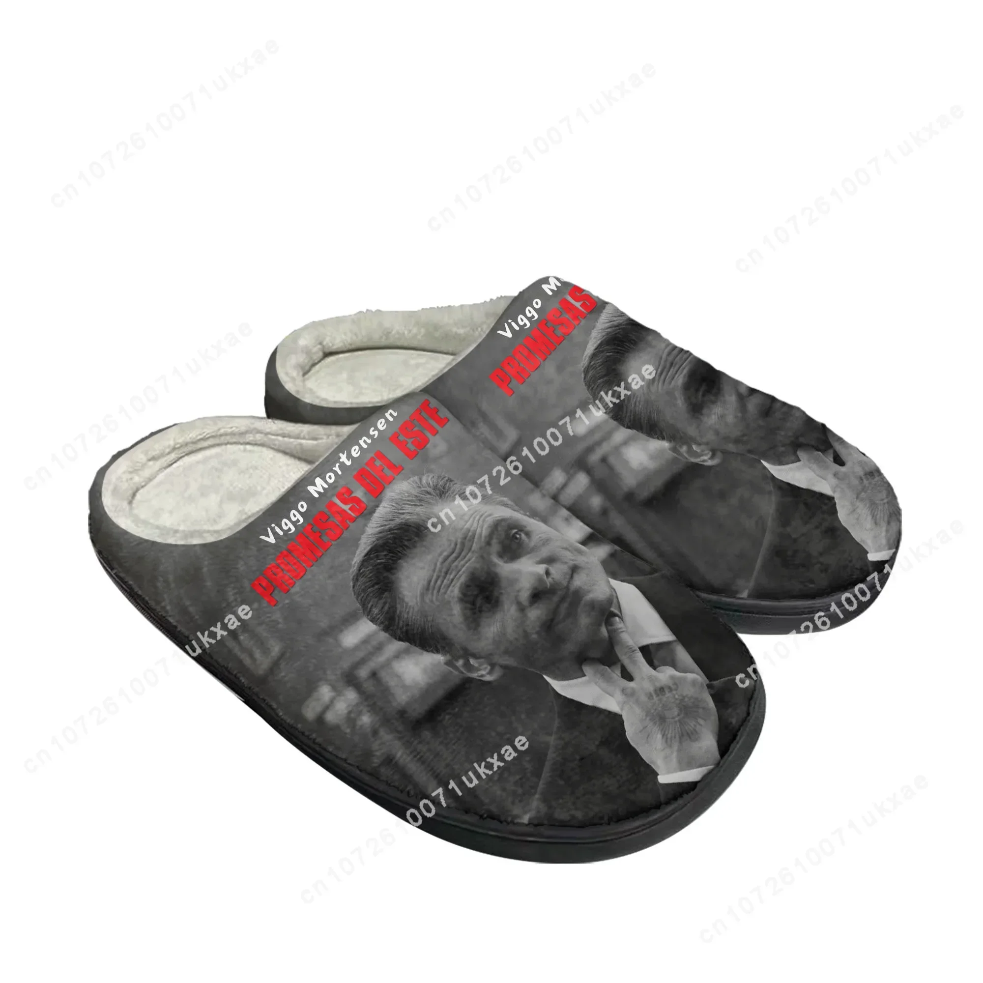 Eastern Promises Home Cotton Slippers Men Women Viggo Mortensen Plush Bedroom Casual Keep Warm Shoes Thermal Slipper Custom Shoe