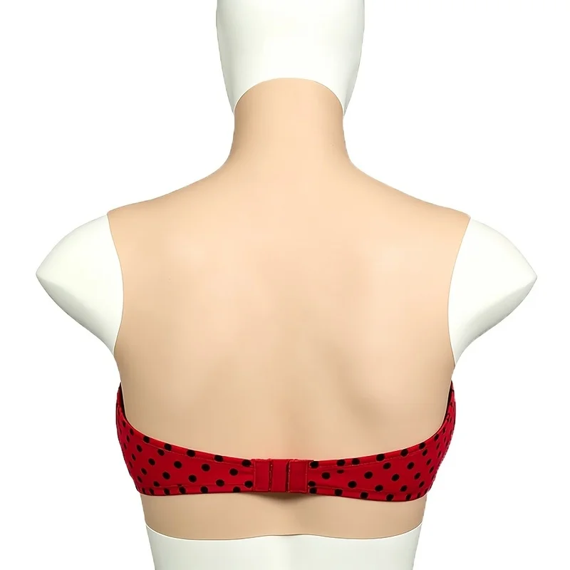 C-G Cup Natural Silicone Breast Implants Suitable for Role-Play, Theater Performances Realistic Full Coverage Prosthesis