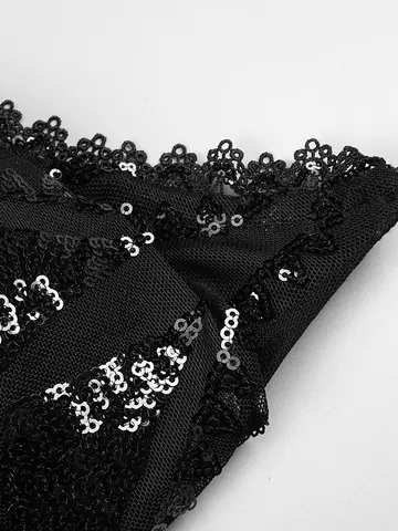 8 best sales चमकदार बॉडीसूट - №1