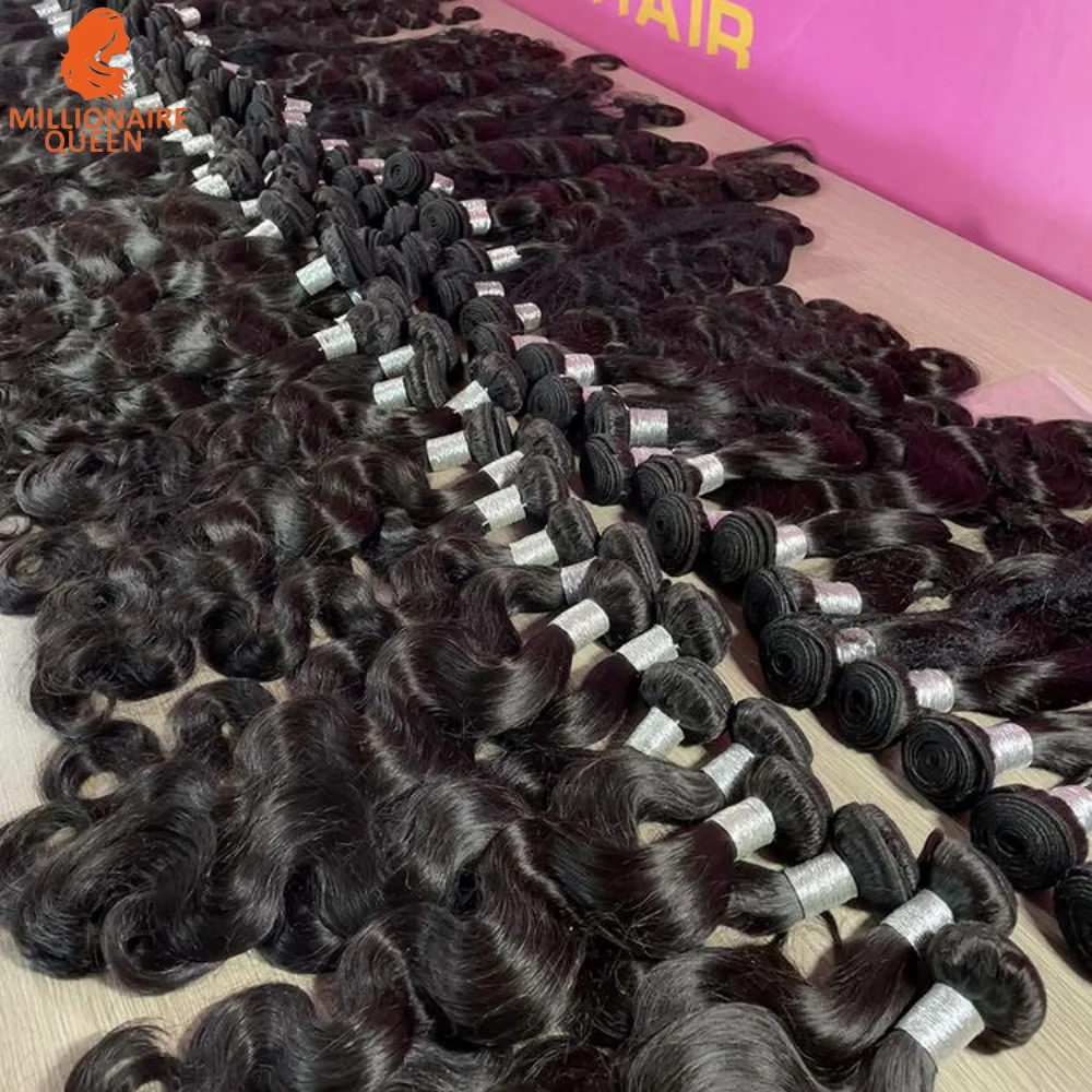 12A الجسم موجة حزم مزدوجة تعادل 100% شعر بشري لعذراء جودة الفيتنامية وصلات شعر شحن مجاني المليونير الملكة