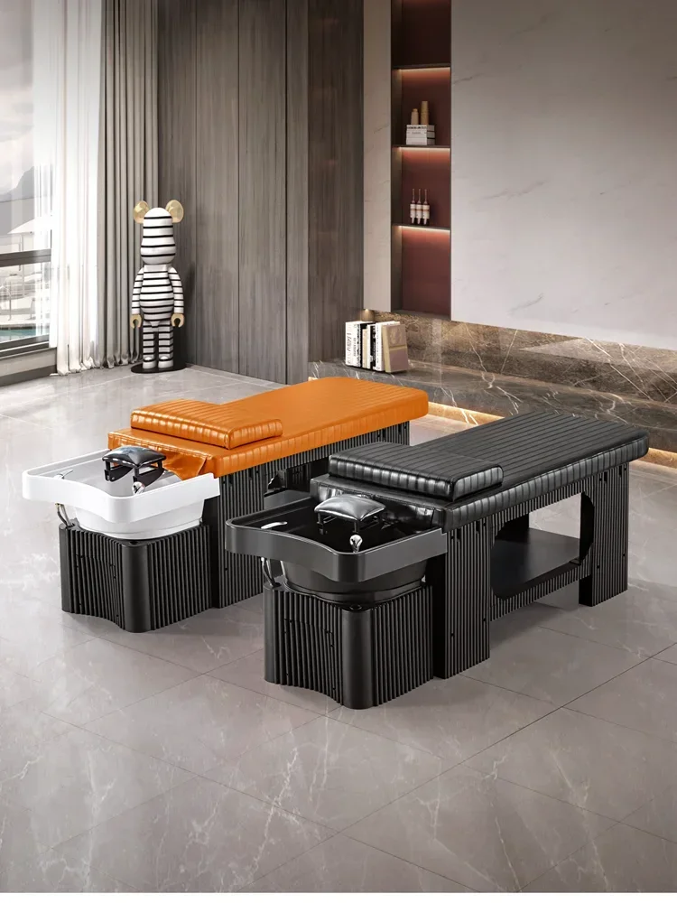 

Head therapy, shampoo bed, barber shop, dedicated hair salon, beauty salon, Thai flat lying water heater, water circulation