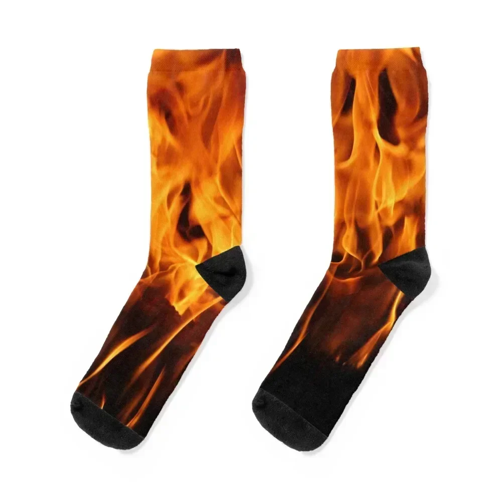 

Fire flames Socks aesthetic compression summer christmas stocking Socks Woman Men's