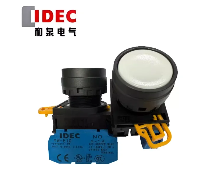 YW1B-M1E10G original IDEC and spring button YW1B-M1E20G switch YW1B-M1E11G 30G