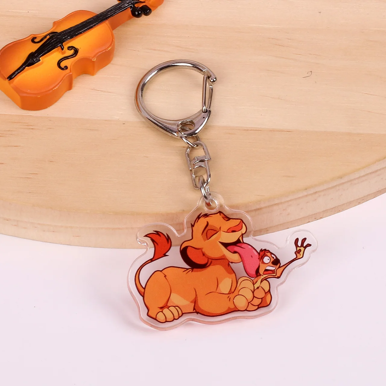 4 سلسلة مفاتيح عشوائية من سلسلة Disney Lion King ملحقات سلسلة مفاتيح حلوة لطيفة للحقائب والمفاتيح المطابقة لتزيين الأمتعة والمزيد