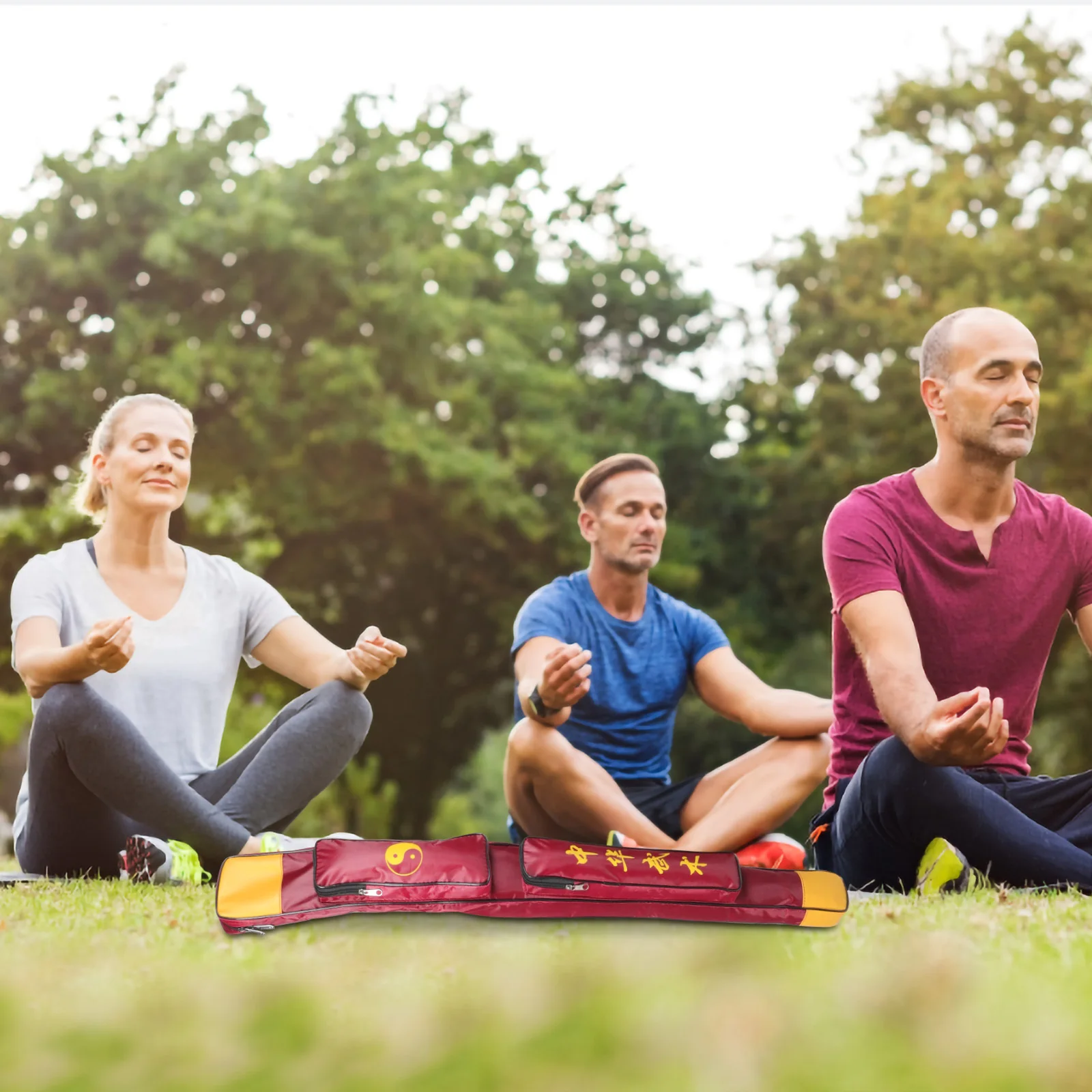 

Heavy Duty Canvas Sword Carrying Bag for Chinese Taichi Sword Outdoor Travel Storage Thick Protective Case with Zipper Closure