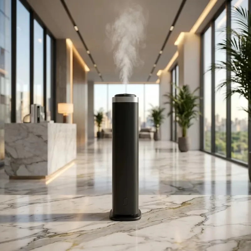 Airo Commercial Luxury Hotel Lobby Large Area Smart Control Aroma Diffuser 1000ml Waterless Cold Air Metal Scent Diffuser