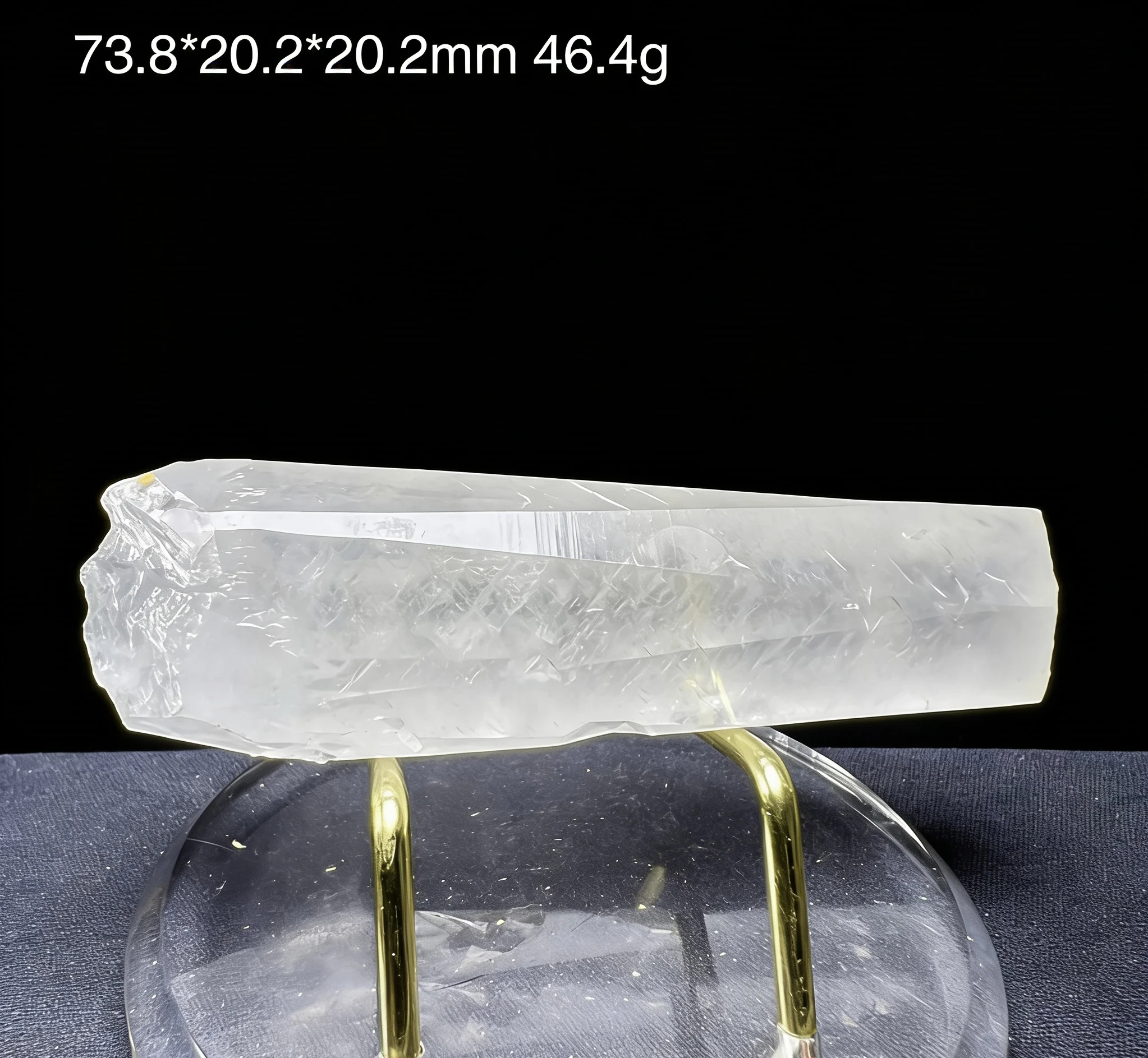 

Selected natural rare discontinued columnar calcite raw stone crystal specimen for appreciation, collection and display.
