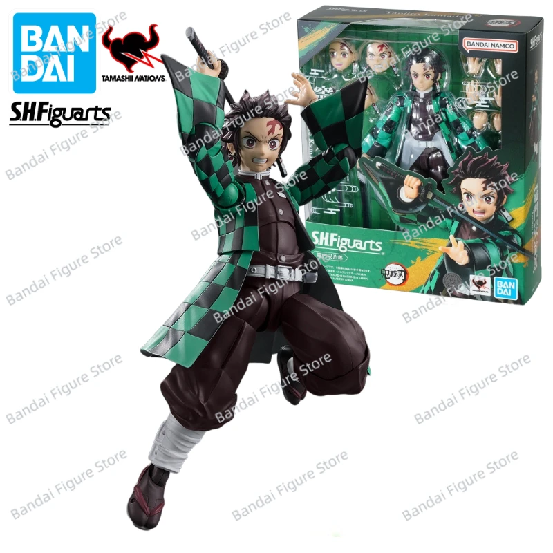 

100% Original In Stock Bandai S.H.Figuarts SHF Demon Slayer Kamado Tanjirou Anime Action Figure Toy Gift Model Collection Hobby