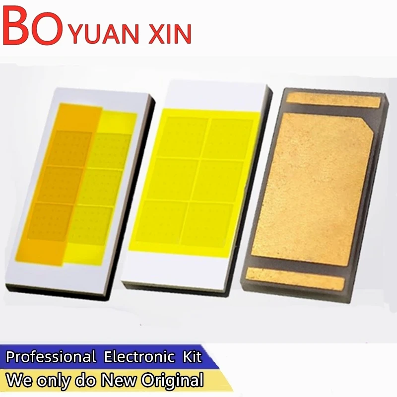 

10pcs Eutectic white light 3570 ceramic LED 20W high-brightness high-power car headlights CSP3570 dual-color ceramic LED