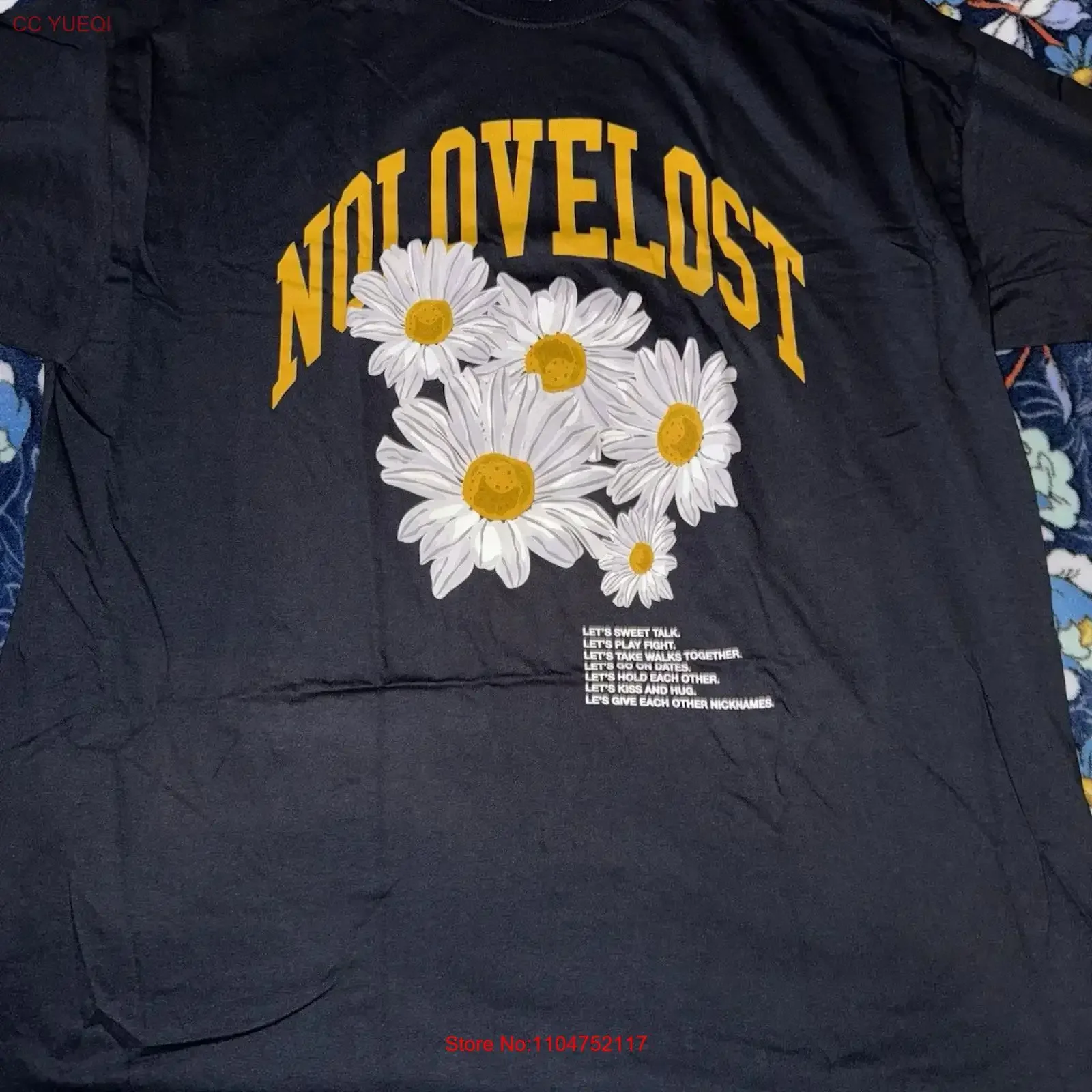 Camiseta Rue 21 para hombre, talla 2XL, negra, No Love Lost, estilo vintage, lavada, para uso diario, elegante, transpirable, estilo urbano, suave, informal
