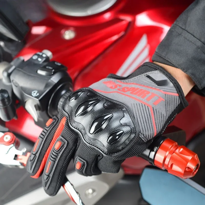 

RS New Summer Motorcycle Gloves Breathable Touchscreen Riding Gear for Bikers Men Women All Season