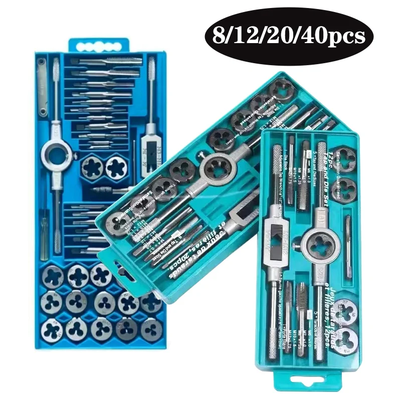 L120 10M | Kit de tarauds & filières Taraud à main Dormer, HSS 27 pièces, M3 M10 → M3 M10 | RS