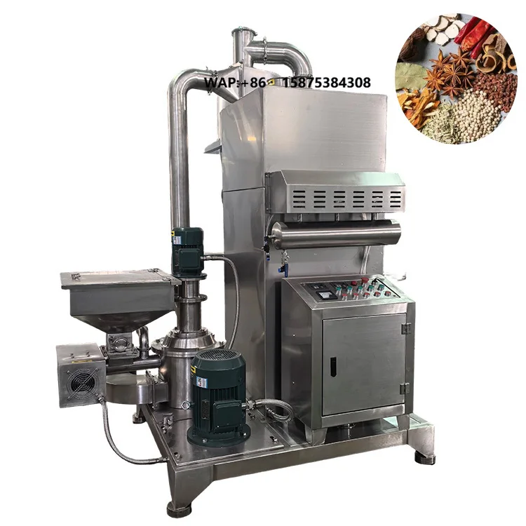 YLWFJ-8 Micro Pulverizer 200 Mesh for Turmeric  Cardamom Sugar Spices Powder Superfine Pulverizer Grinding Milling Machine