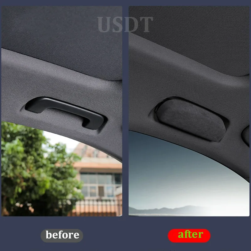 NEW Suede Sunglasses Storage Box Glasses Case Holder Grab Handle For Lynk & Co 01 05 02 03 06 09 08 2021 2022 2023 2024 2019