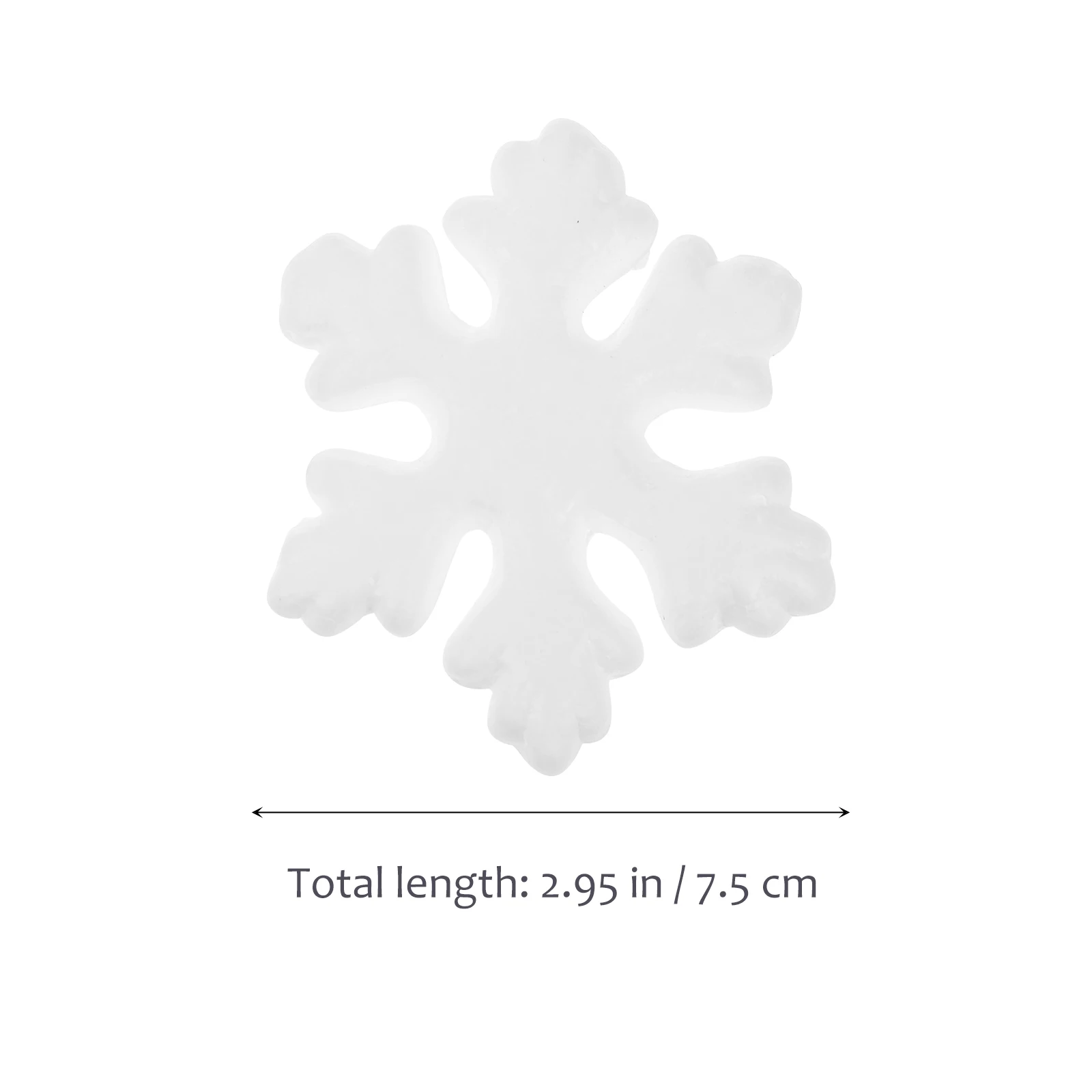 

50 Pcs Christmas Snowflake Decoration Foam Hanging Xmas Party Ornaments Pendant Imitation