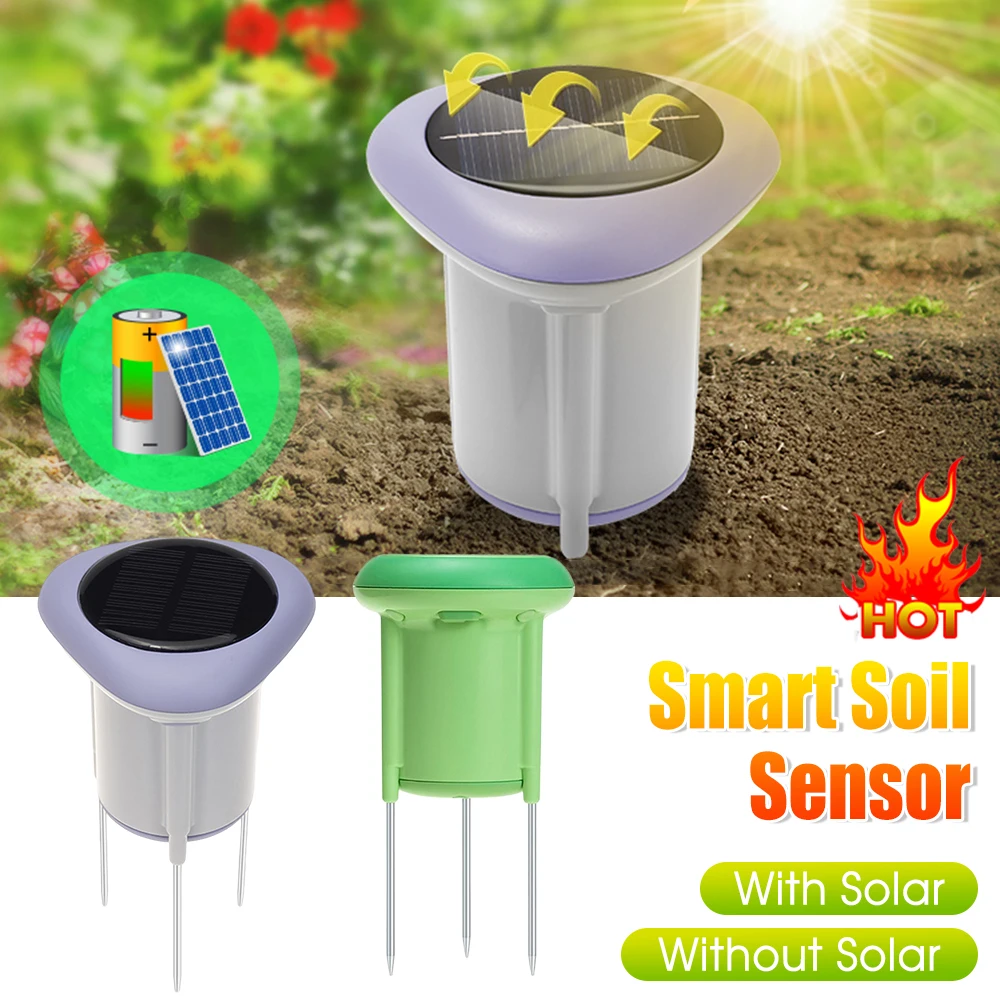 Tuya Smart Life Zigbee مستشعر رطوبة التربة كاشف درجة الحرارة والرطوبة App مراقب في الوقت الحقيقي IP66 مقاوم للماء لحديقة الحديقة