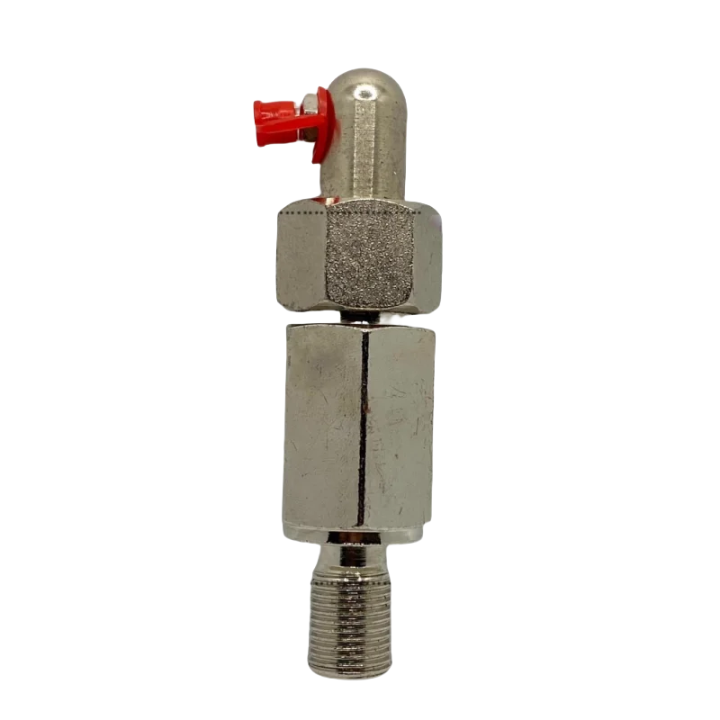 Części do koparki Sany SY55: cylinder napinający, zawór wtryskowy oleju, łącznik łańcucha.