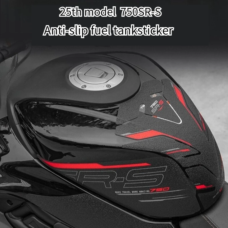 

Для 25 модели CFMOTO 750SR-S аксессуары для мотоциклов, наклейка, комплект наклеек, защита топливного бака, противоскользящая наклейка на топливный бак