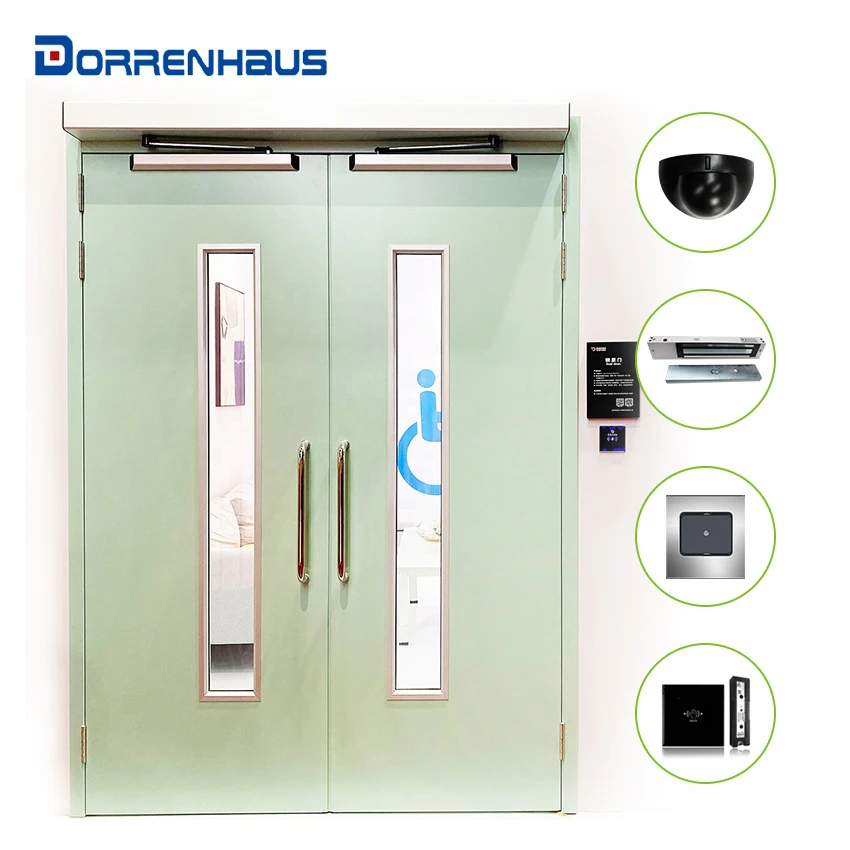 Residential Door Electric Swing Aluminum Alloy Smart Automatic Door Opener For High-End Apartments 100kg