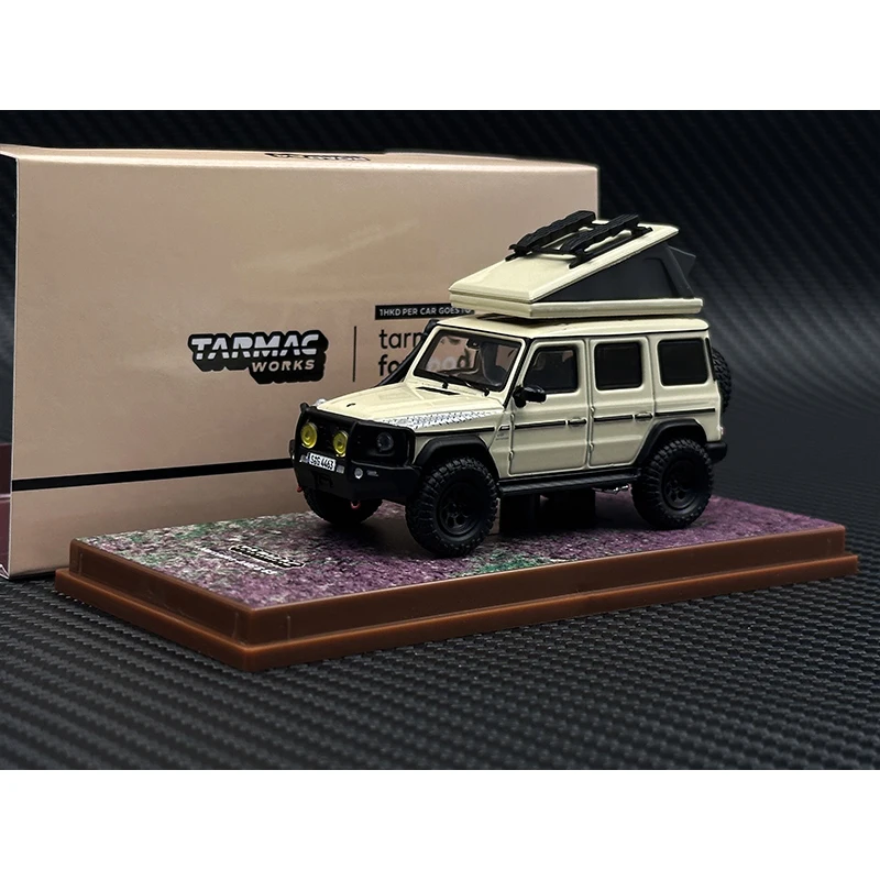 TW In Stock 1:64 G63 Camping Diecast Car Model Collection Miniature Toy Tarmac Works