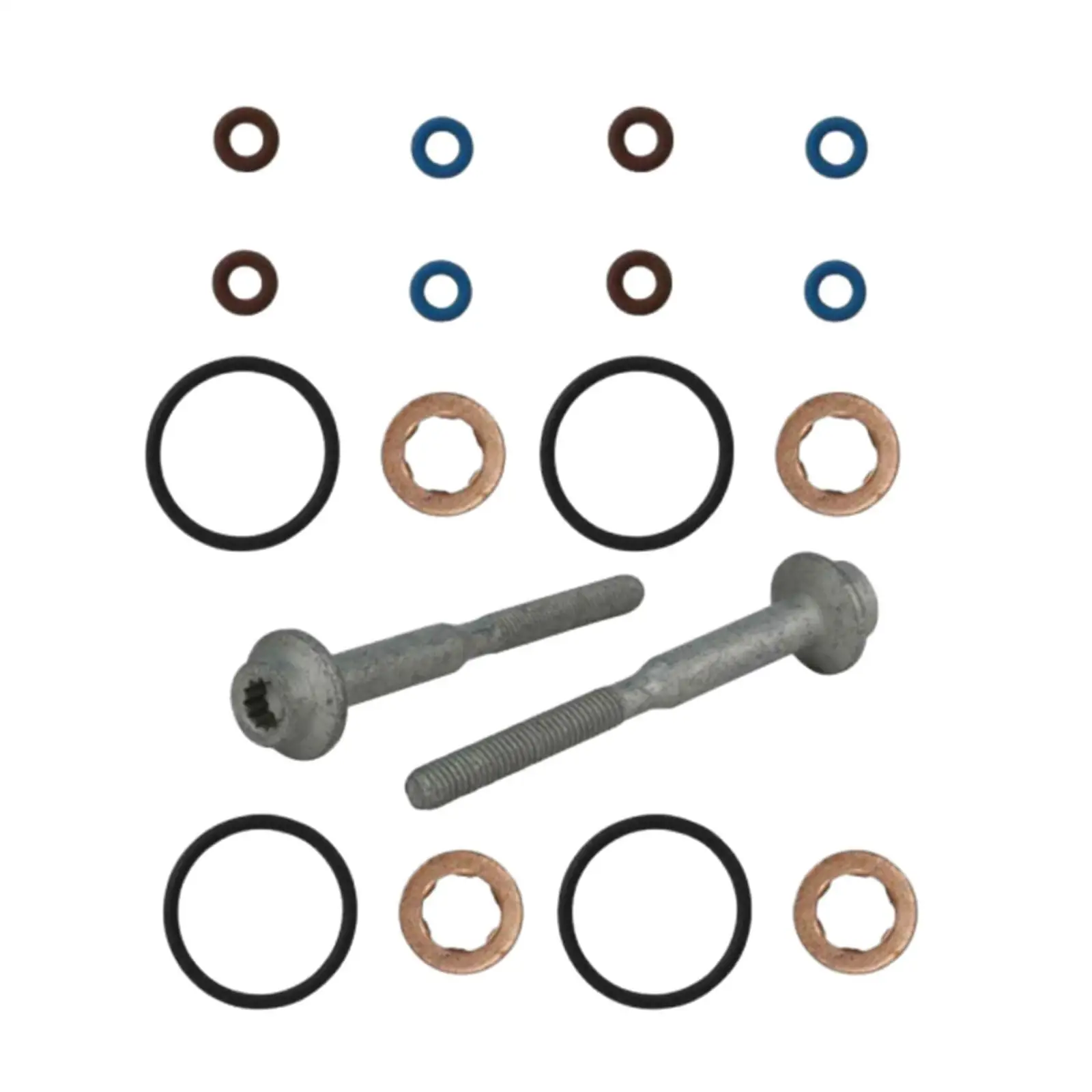 

Injector Bolt Washer Set A2C9626040080 Easy to Install Fuel Injector Seal Set Replaces for Skoda Fabia II 542 1.6 Tdi 90 PS