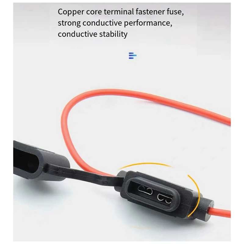 5 Piece Car Mini Blade Fuse Holder Splashproof Box Breakout Switch Socket Car Fuse Socket 12V 30A With Fuse Blade