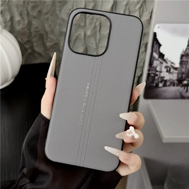 Funda para OnePlus Nord 6, Funda Protectora de Piel Vegana de Primera Calidad, Color Sólido Simple, Resistente a Arañazos y Golpes para OnePlus Nord6
