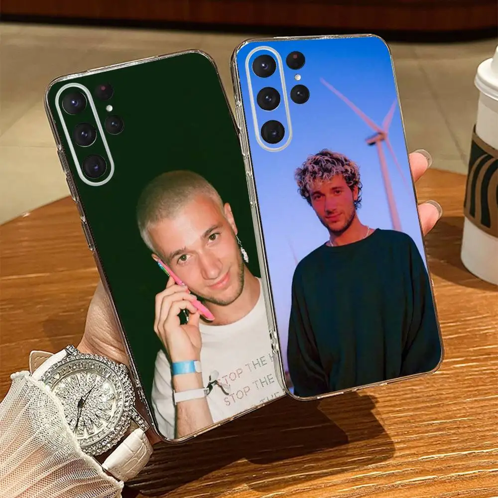 

J-jeremy Singer Z-zucker Phone Case For Samsung S24,30,21,22,23,20 FE,lite,PIus,Ultra,5G,Note,9,10 Transparent Cover