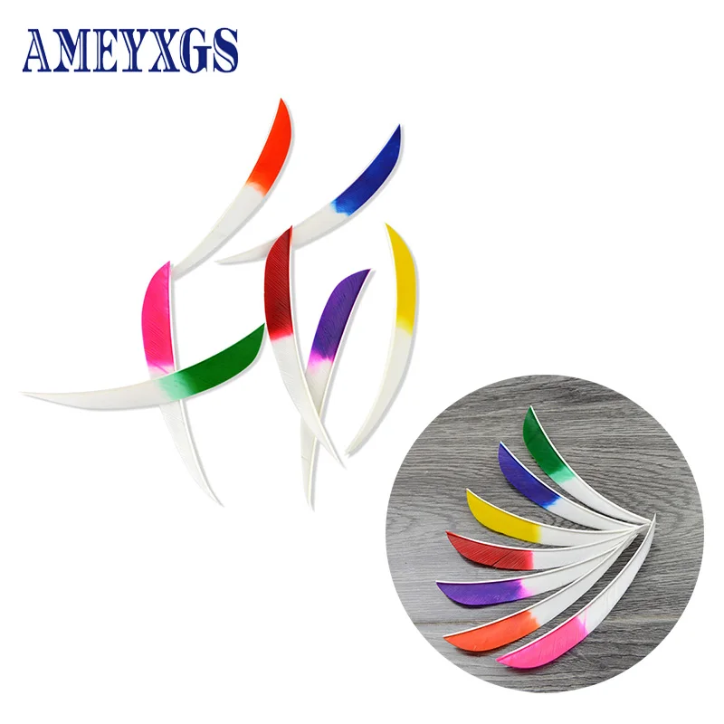 

Archery Arrow Feather 50pcs 5Inch Turkey Wings Fletching DIY Shaft Vanes for Outdoor Bow and Arrow Shooting Hunting Accessories