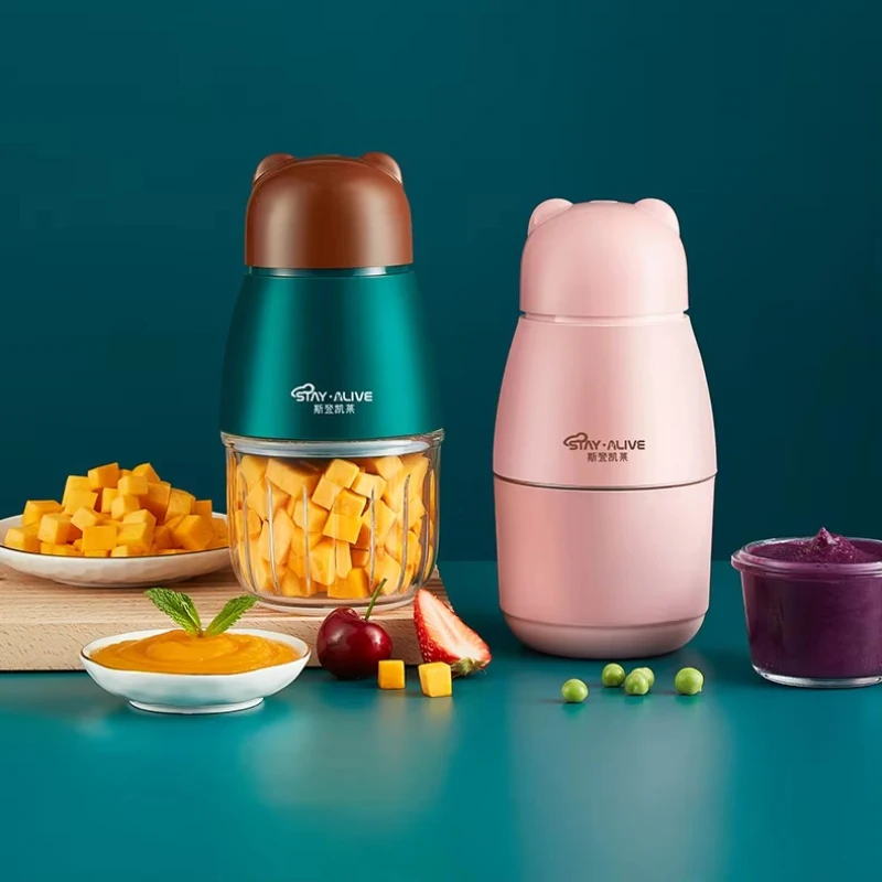 Multi-Functional Baby Food Processor, Mini Electric Meat Grinder, Household Puree Maker, Infant Rice Cereal Blender