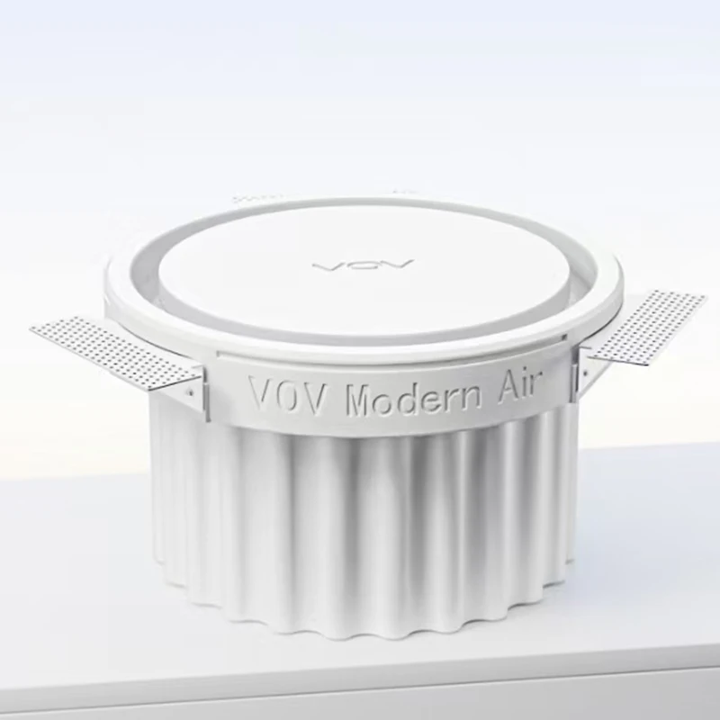 VOV S7 Hidden Ceiling Exhaust Ventilator with HEPA13 Filter BLDC Motor and Frameless Gypsum Panel Design Contact Derek