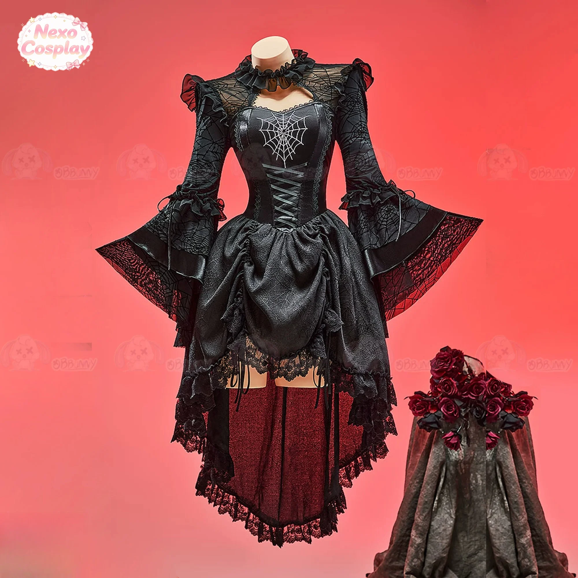 Original Fate Nocturne Gothic  - Cosplay Anime Black recension och pris