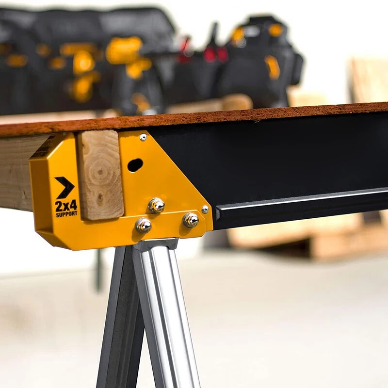 Soporte de construcción plegable portátil para el hogar, soporte de carga para sitio de construcción, sierra para carpintero de caballos, soporte para madera