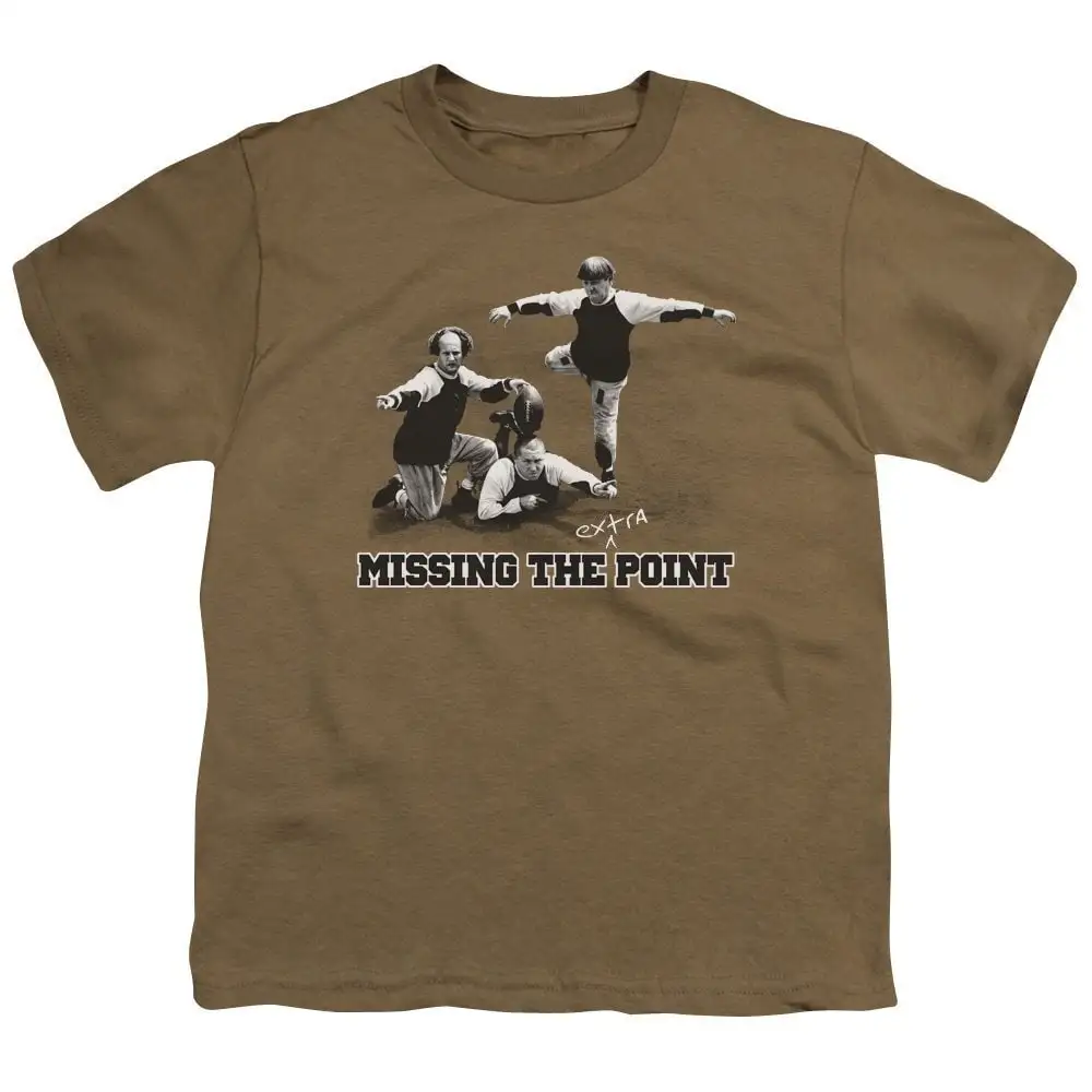 Three Stooges Missing The Point Kid'S Safari T Shirt