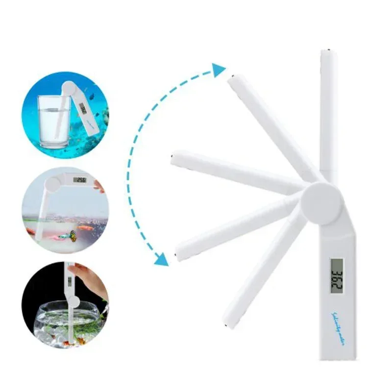 

Foldable 0-100.ppt Sea Salinity Meter Salt Water Concentration Aquarium Handheld Mariculture Breeding Water Quality Tester SA917