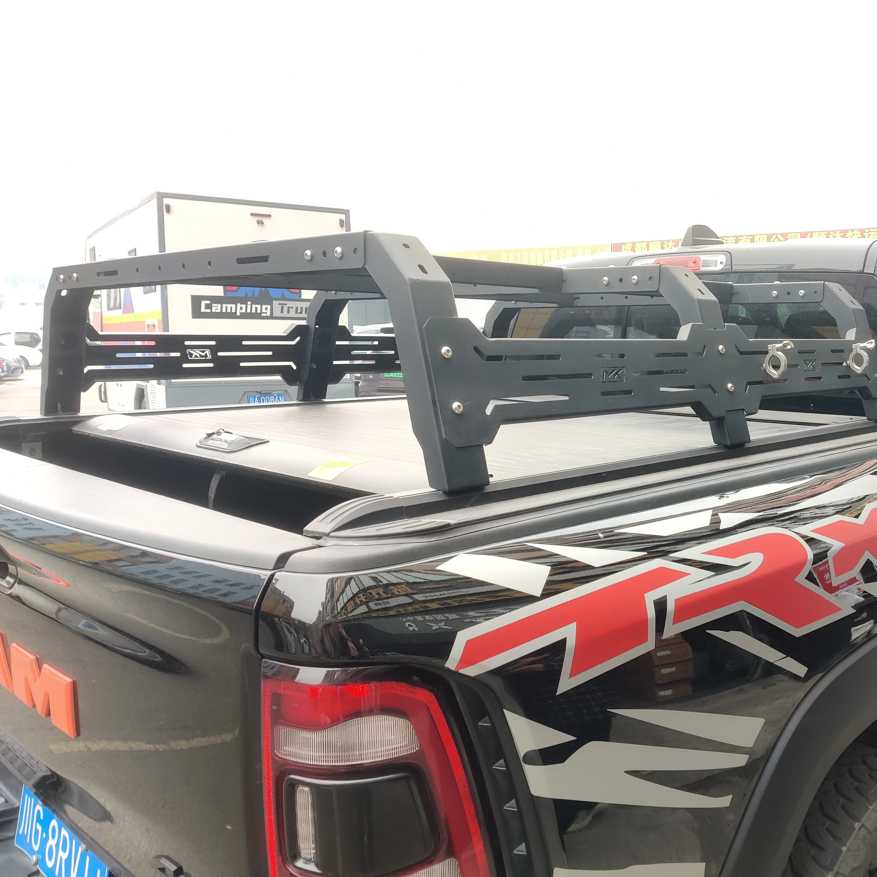 

Dirty Truck 4X4 алюминиевый багажник на крышу с твердым верхом, водонепроницаемый антикоррозийный навес CAMPER, аксессуары для пикапов RAM 1500 Hilux