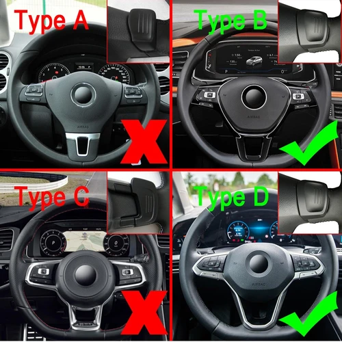 Imagen 2 del producto Palanca de cambios DSG para volante, extensión para Volkswagen Tiguan MK2 VW Arteon 2022 Golf7 8 variante Alltrack MK7 t-cross Passat B8