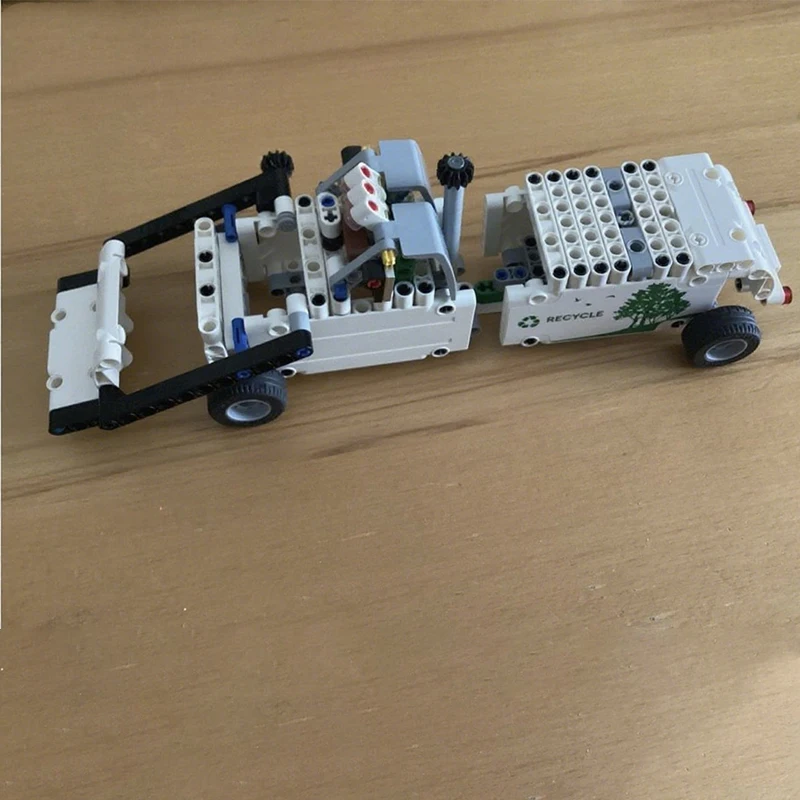 

329 шт. MOC Macker LR колесный погрузчик строительная модель DIY модель строительные блоки игрушки на день рождения подарок