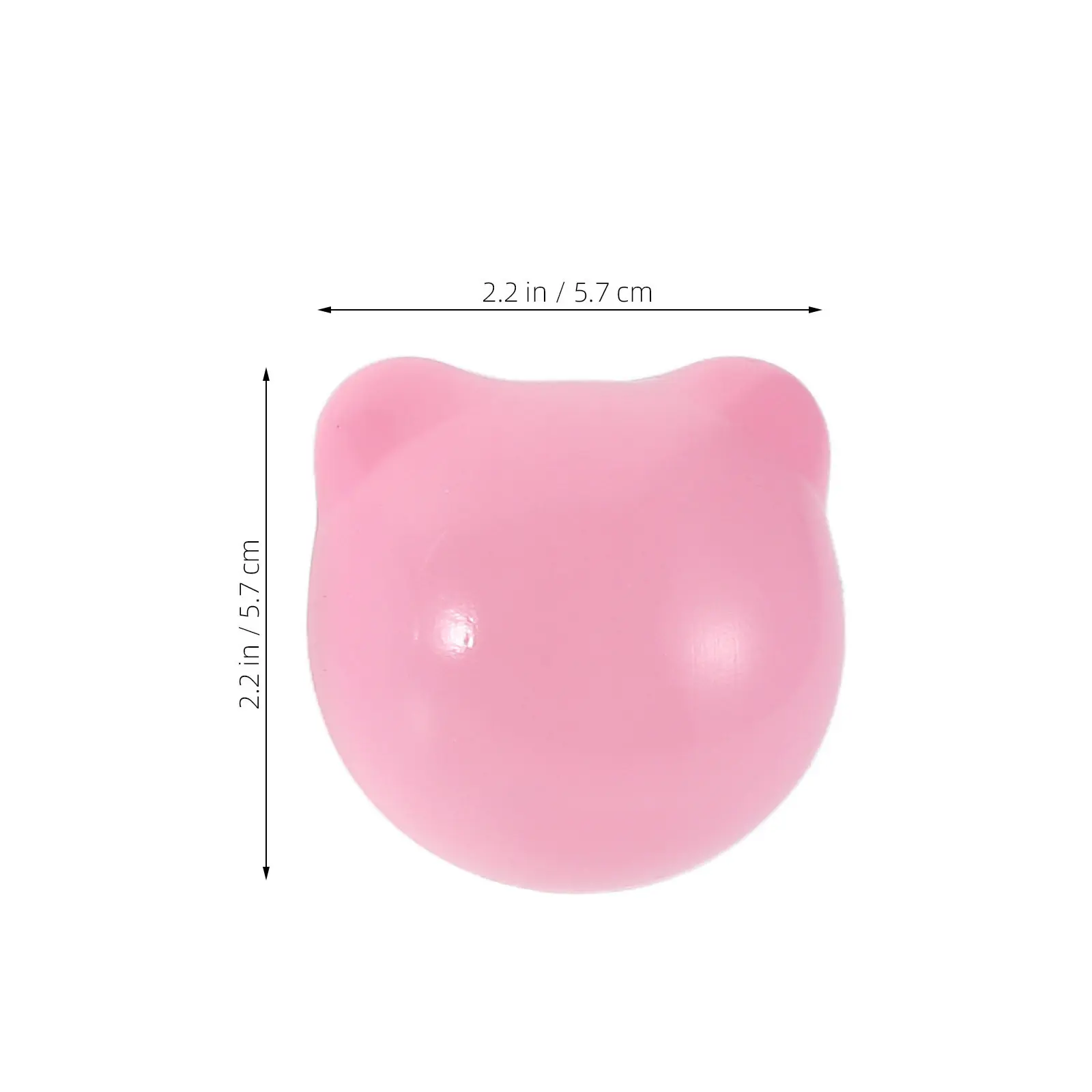 100Pcs Colored Bear-Shaped Ocean Balls for Infants Smooth Crush- Pit Play Safe Sensory Motor Skill Development
