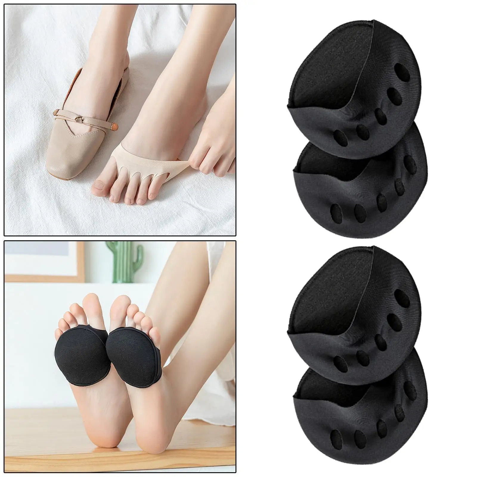 Cuscinetti metatarsali morbidi Solette comode per il dolore all'avampiede Accessorio per scarpe correttore per scarpe da ginnastica da donna