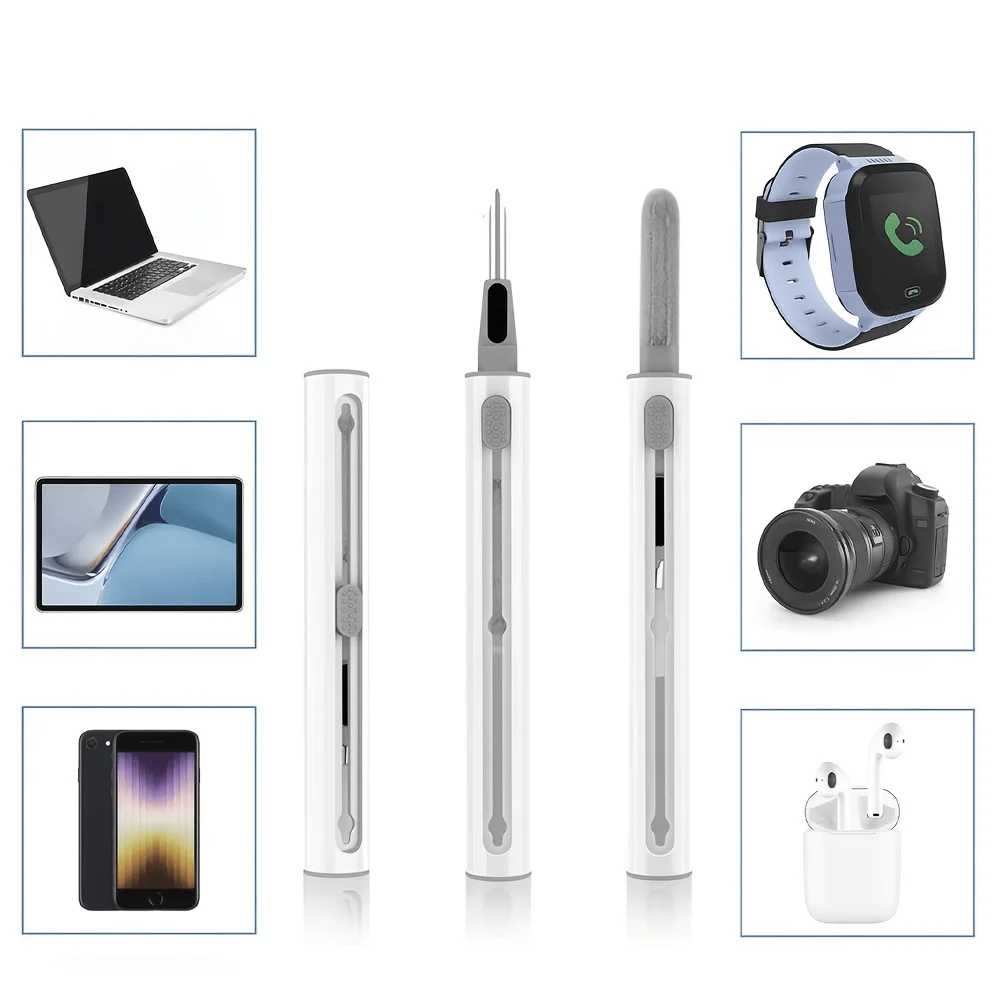 Multifunctional Cleaning Pen Multi Head Dust Removal Cleaning Tool For Earphone Keyboard Camera Lens Mobile Phone Screen Small Gap Dust Cleaner view 6