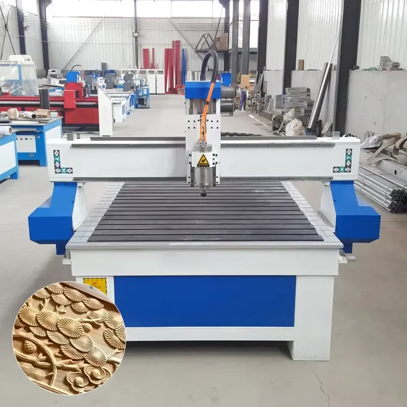 CE Certification Energy-Efficient CNC Wood Engraving Machine 220V/380V Wooden Case Packaging Door Cabinet Woodworking Carving
