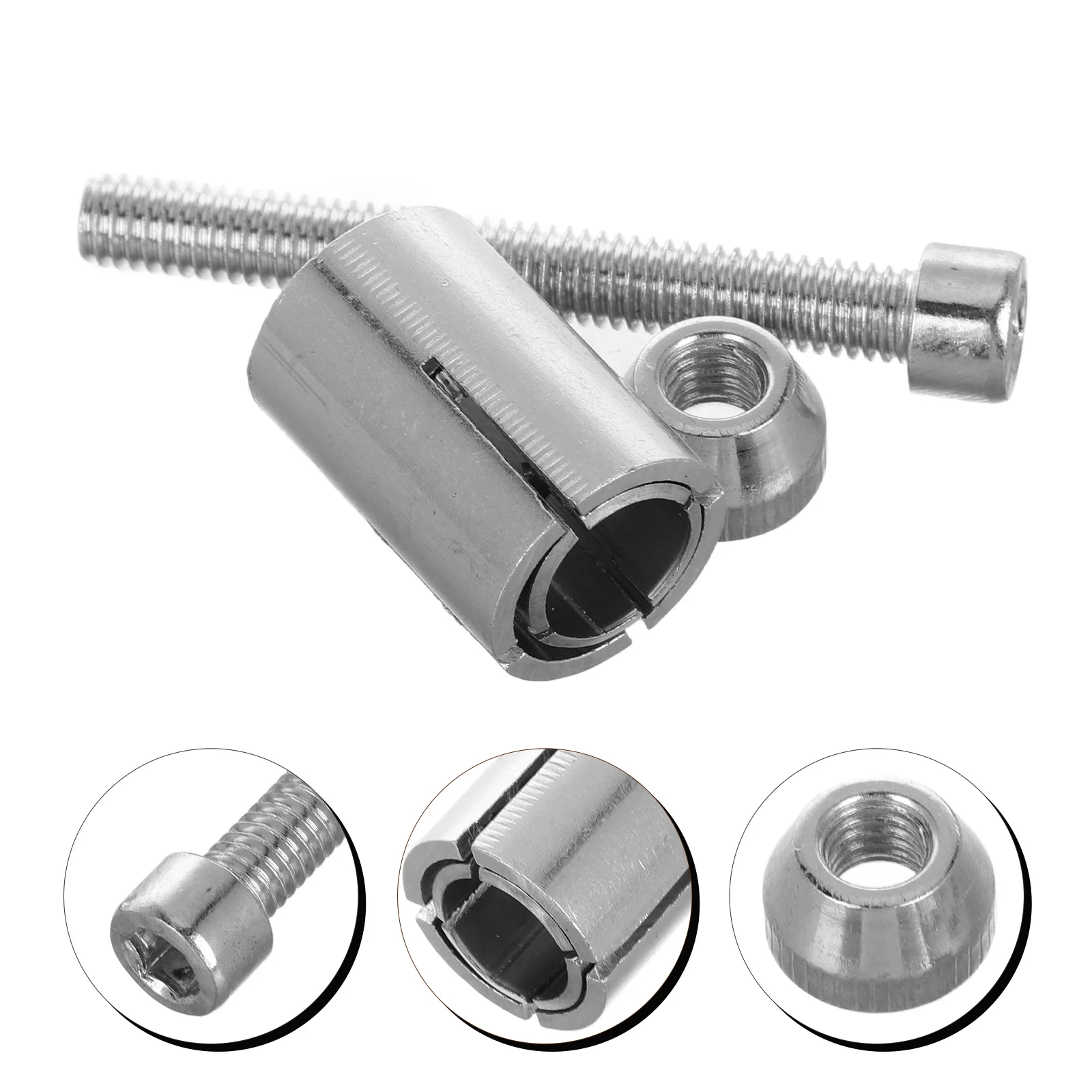 

1Set Motorcycle Mirror Hole Plugs Handlebar Gripping Plug Stable Fit Universal Modification Parts Robust Material