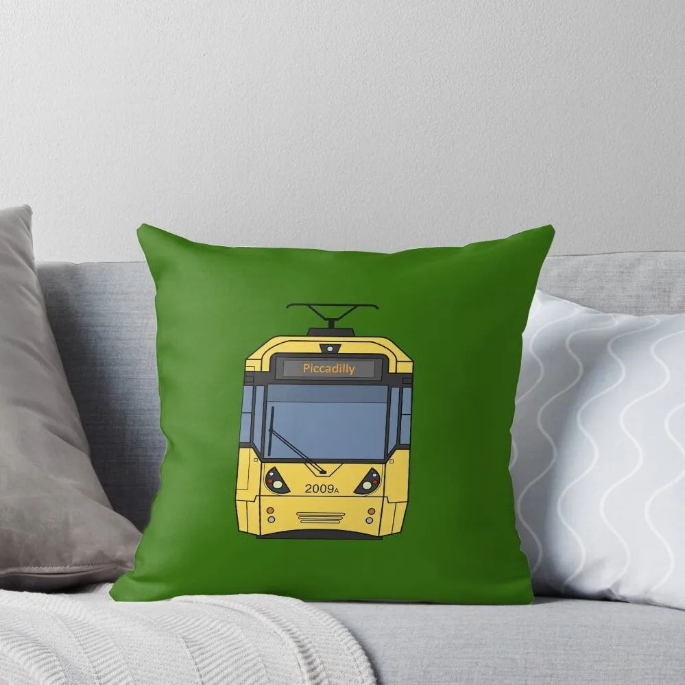 

Manchester Tram (2009) Throw Pillow sleeping pillows pillow cover luxury Cushion Cover Luxury Plaid Sofa pillow