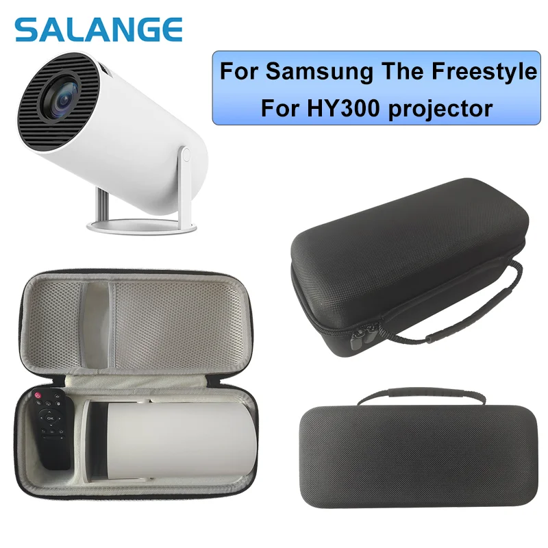 Salange Storage Case Travel Carry Projector Bag for The Freestyle Zipper Protector Carrying Bags for HY300 Projector