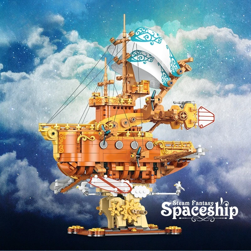 Bricolage jouet cadeau vaisseau spatial modèle blocs de construction créatif éducatif amusant Kit d'assemblage pour les enfants