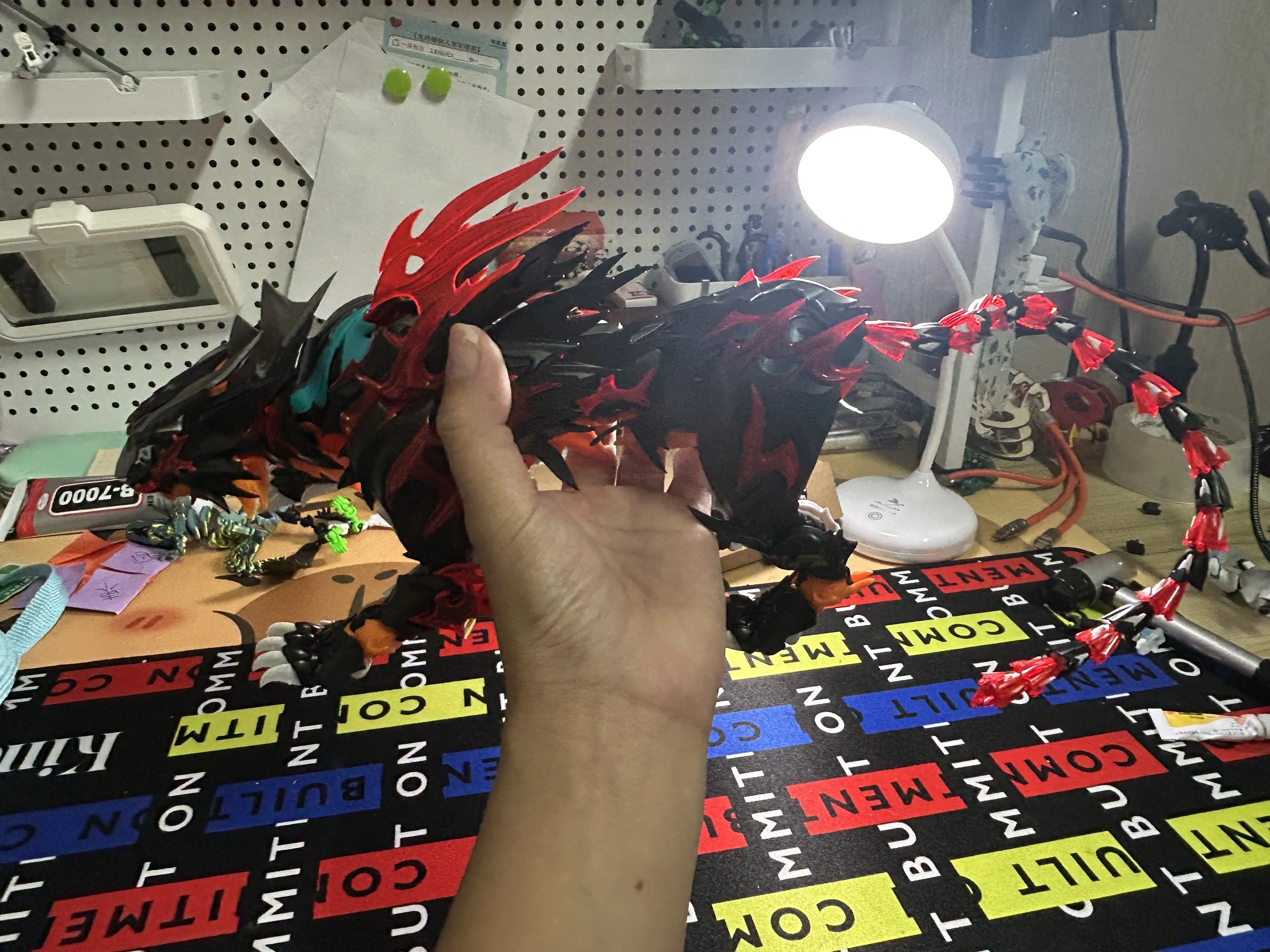 在庫あり オリジナル SHENX FX 7800M FX 7800H 神話上の動物 古代中国の神話上の生き物 PVC アクション組み立てモデルおもちゃ