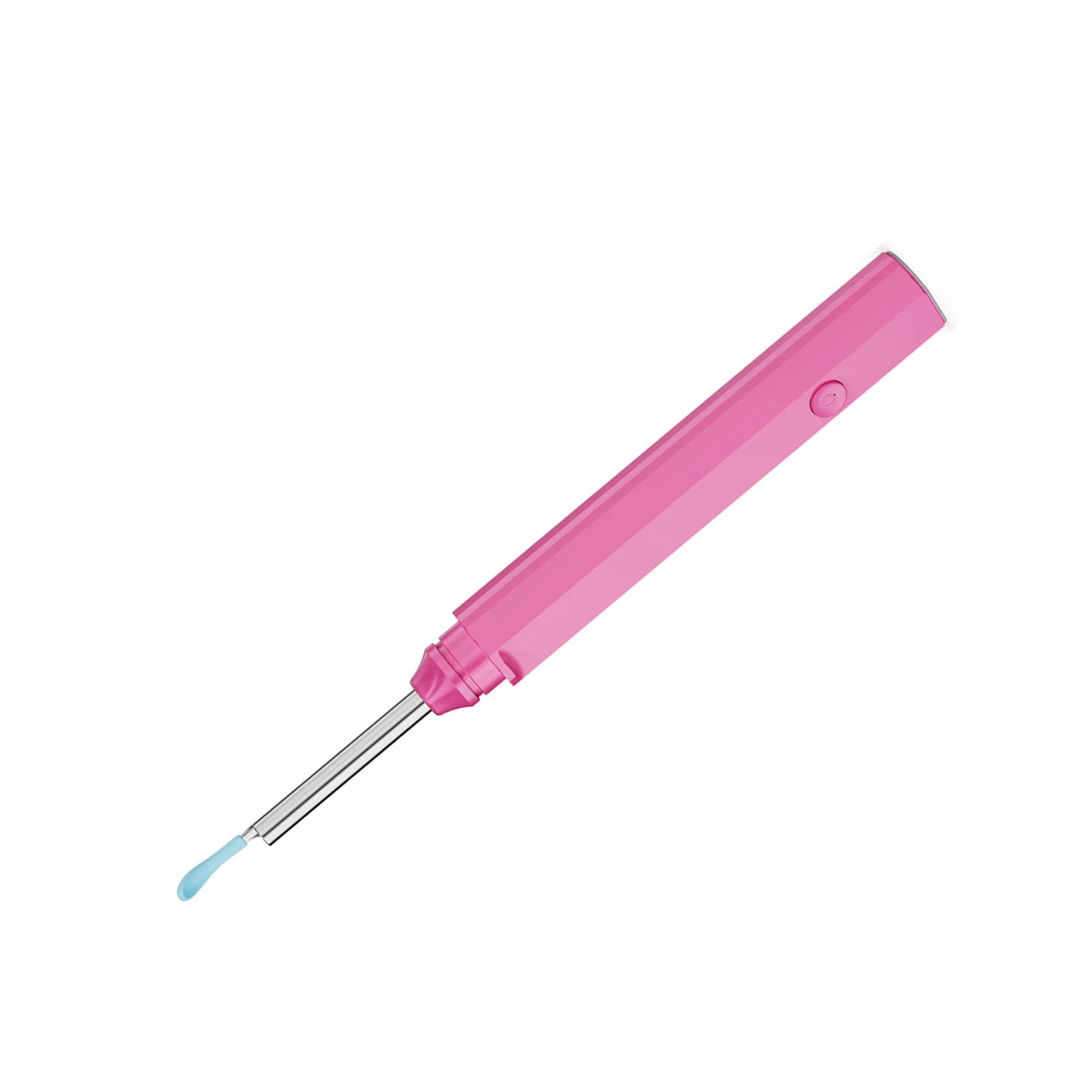 LED Lighted Ear Pick Spoon Ear Wax Cleaner with Soft Silicone Tip Rechargeable Electric Ear Pick For Family Check Ear Nose